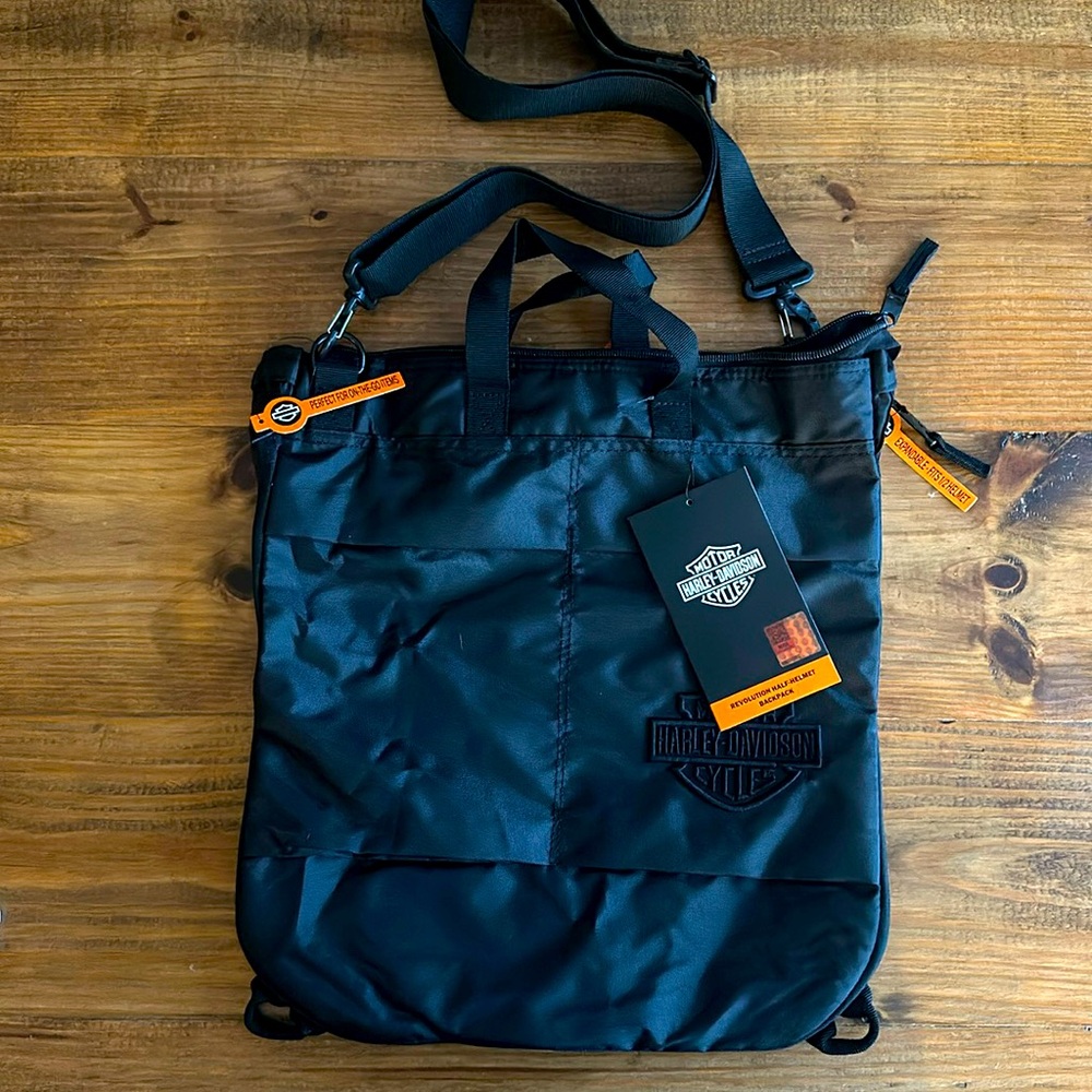 Harley Davidson Half-Helmet Backpack